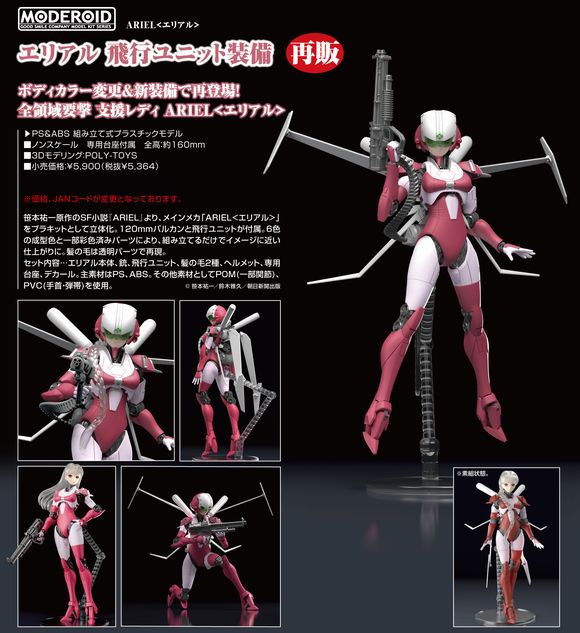 MODEROID エリアル 飛行ユニット装備（再販） (グッドスマイル