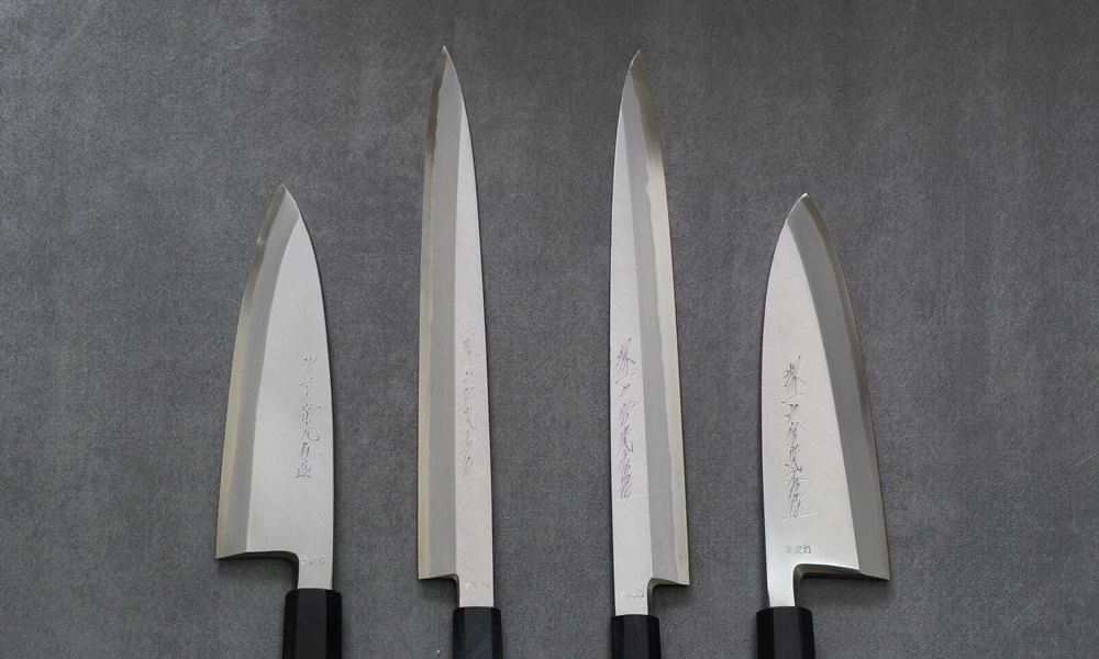 左利きの和包丁 – 堺一文字光秀