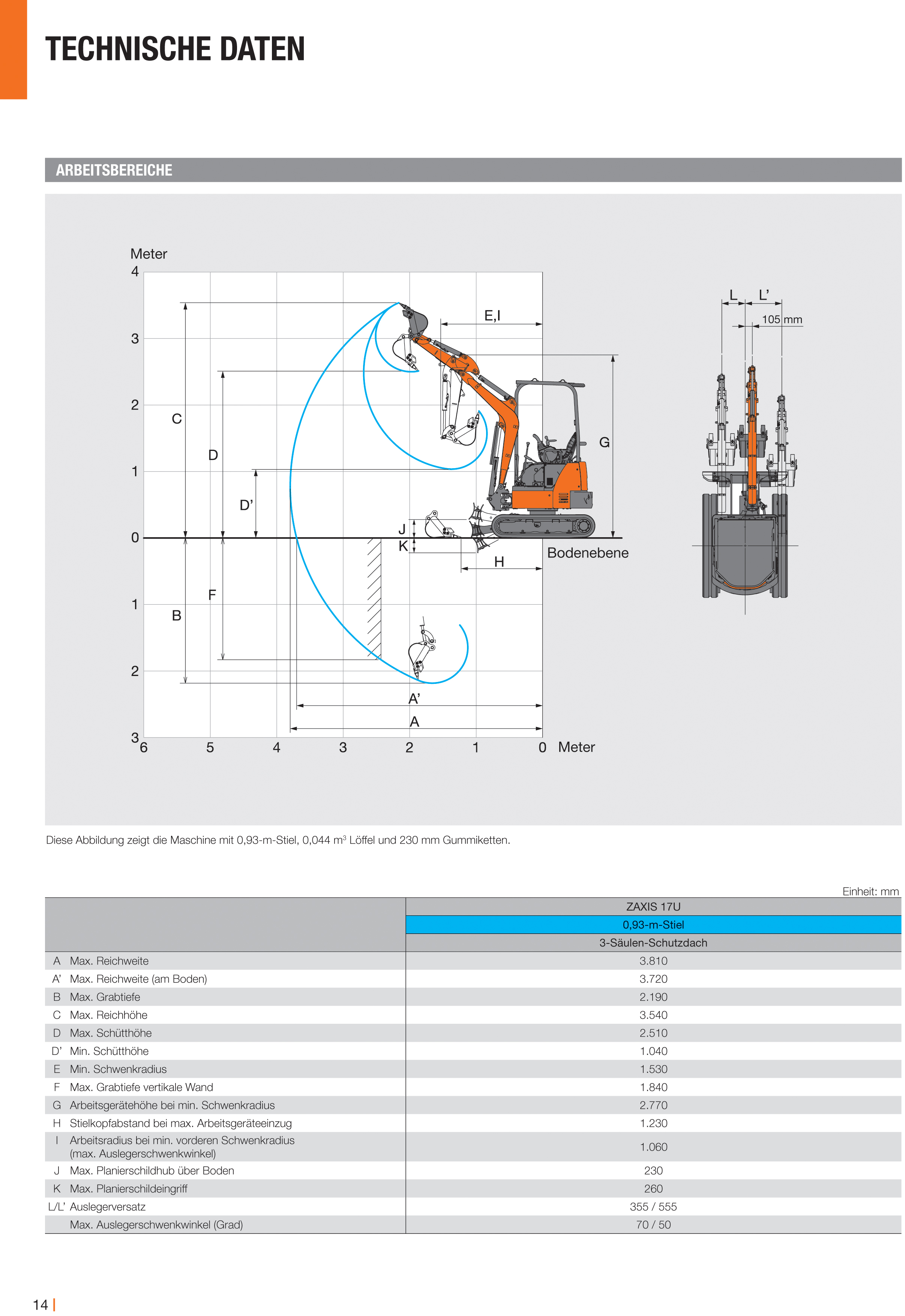 Hitachi ZX17U-6 / ZX19U-6