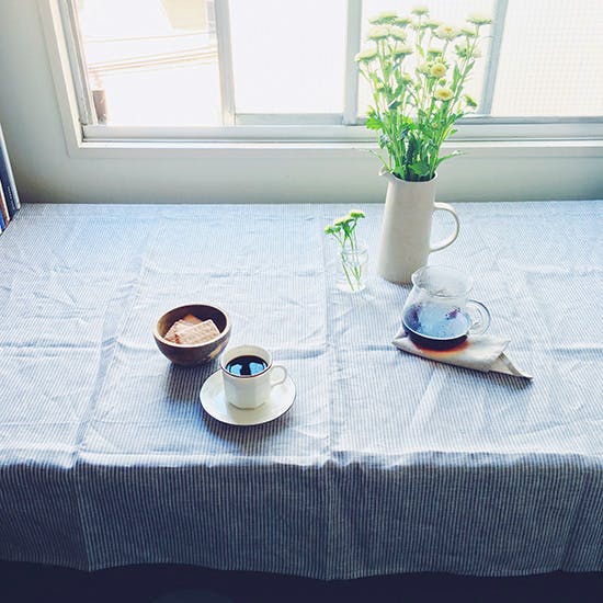 fog linen work/フォグリネンワーク/テーブルクロス/ストライプ(L