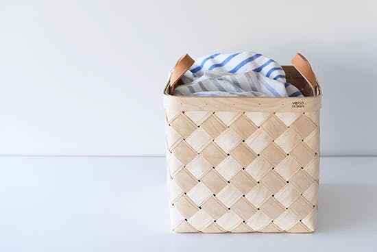 Verso Design/ヴェルソデザイン/スクエアバスケット(L) - 北欧、暮らし