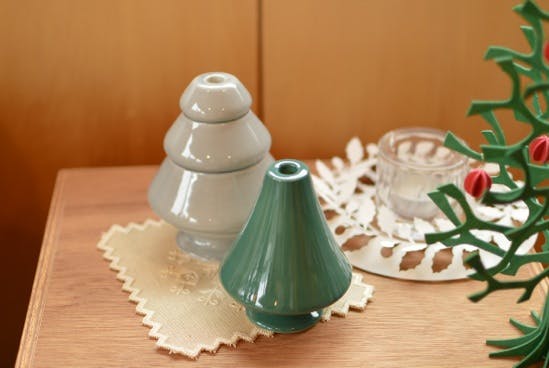 取扱い終了】KAHLER/ケーラー/アベント/ツリーのオブジェ/グレー(M