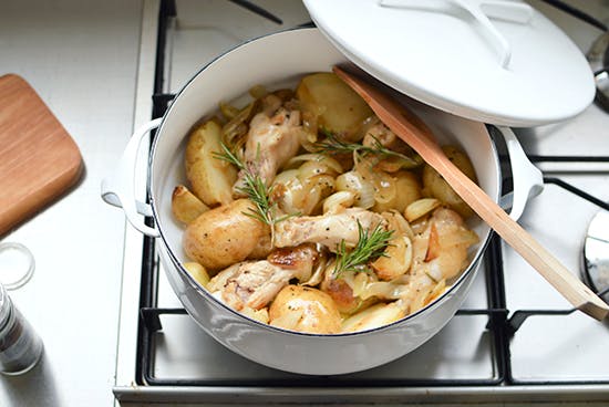 まもなく終了】DANSK/ダンスク/コベンスタイル2/両手鍋23cm（白