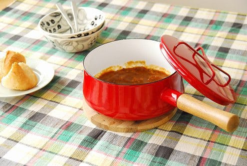 廃盤】DANSK/ダンスク/コベンスタイル2/片手鍋 18cm（赤） - 北欧