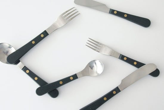 デビット・メラー/カトラリー/Provencal Black/デザートフォーク