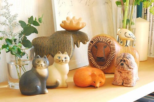 取扱い終了】Lisa Larson/リサ・ラーソン/オブジェ/キツネ（S) - 北欧