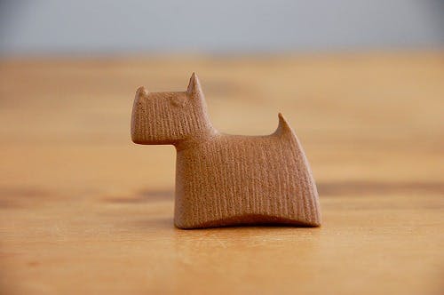 Stig Lindberg/スティグ・リンドベリ/陶器の犬のオブジェ - 北欧