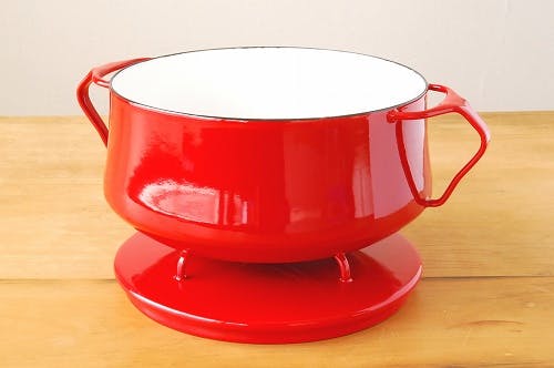 廃盤】DANSK/ダンスク/コベンスタイル2/両手鍋 18cm（赤） - 北欧