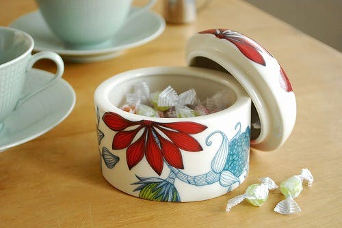 取扱い終了】ARABIA/アラビア/Runo/ルノ/サマーレイ/ジャー蓋付き