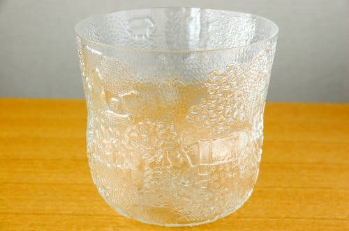 Nuutajarvi/FAUNAシリーズ/Oiva Toikka/オイバ・トイッカ/ガラスの花瓶