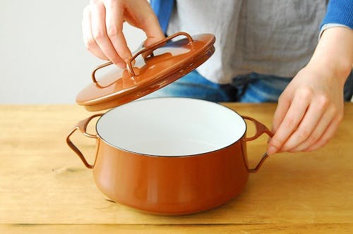 廃盤】DANSK/ダンスク/コベンスタイル2/両手鍋 18cm（ブラウン