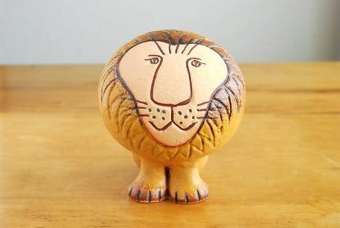 取扱い終了】Lisa Larson/リサ・ラーソン/オブジェ/ライオン（M