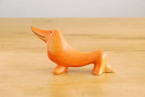 取扱い終了】Lisa Larson/リサ・ラーソン/オブジェ/ダックスフンド（S