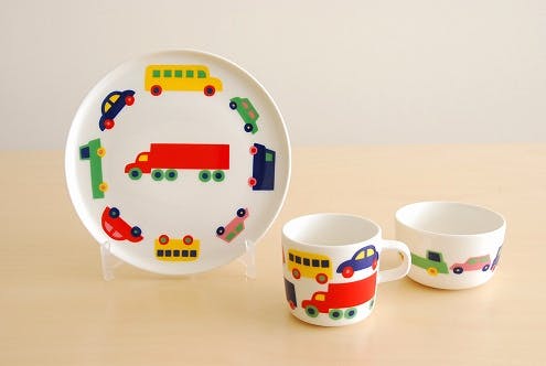 廃盤】marimekko/マリメッコ/キッズセット/子供の食器セット/BO BOO/車