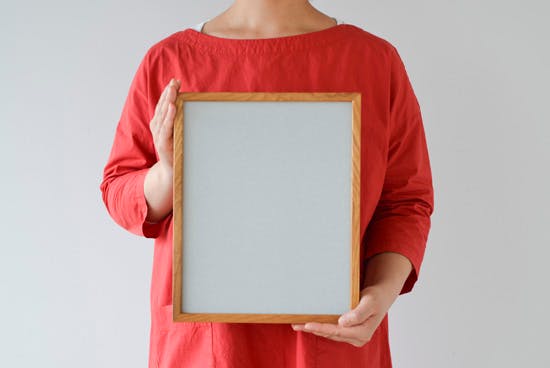 取扱い終了】BIRDS' WORDSポスター専用の額縁(32cm×26cm) - 北欧