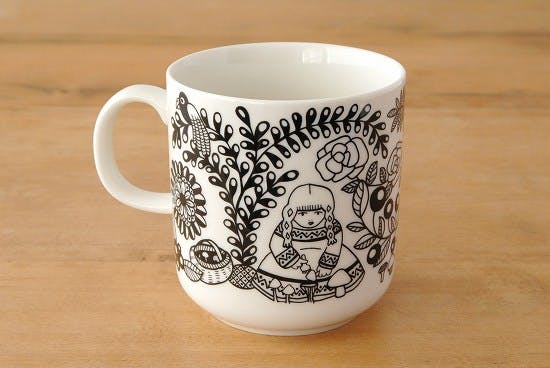 取扱い終了】ARABIA/Piilopaikka/ピーロパイッカ/マグカップ 400ml