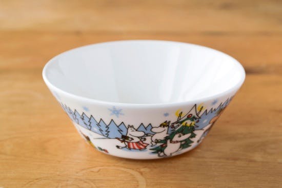 取扱い終了】ARABIA/2013年ムーミン冬限定ボウル(15cm)/アンダー・ザ