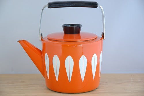 CATHERINEHOLM/キャサリンホルム/ロータス/ホーローケトル（オレンジ