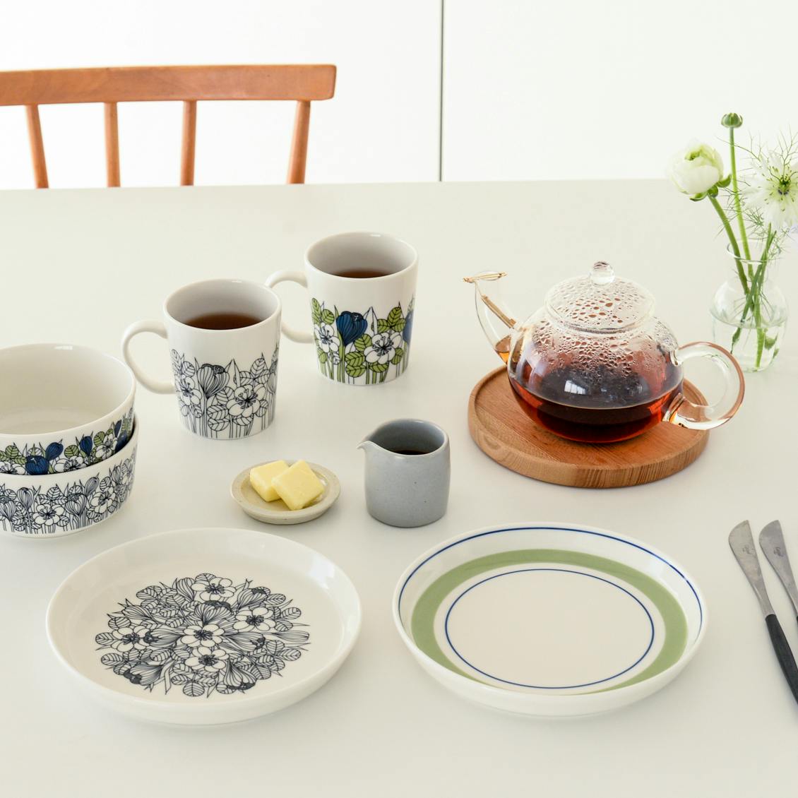 ARABIA / アラビア / Krokus / クロッカス / プレート19cm - 北欧