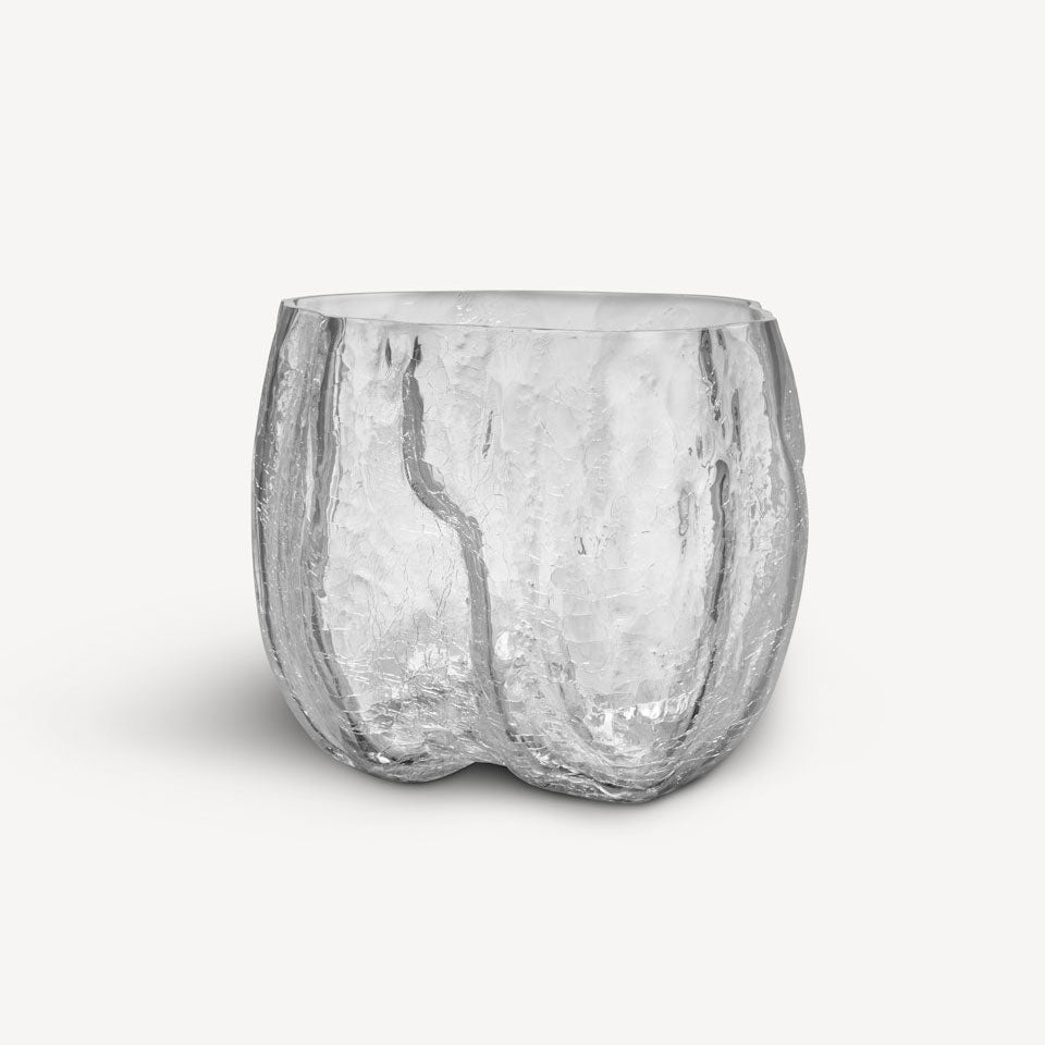 KOSTA BODA コスタボダ CRACKLE フラワーベース ( M / クリア )｜北欧雑貨