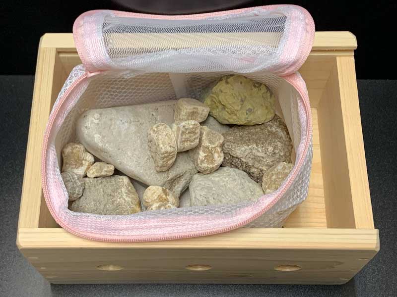 お風呂用 北投石セット 玉川温泉.com公認。秋田命泉 玉川の鉱石 北投石