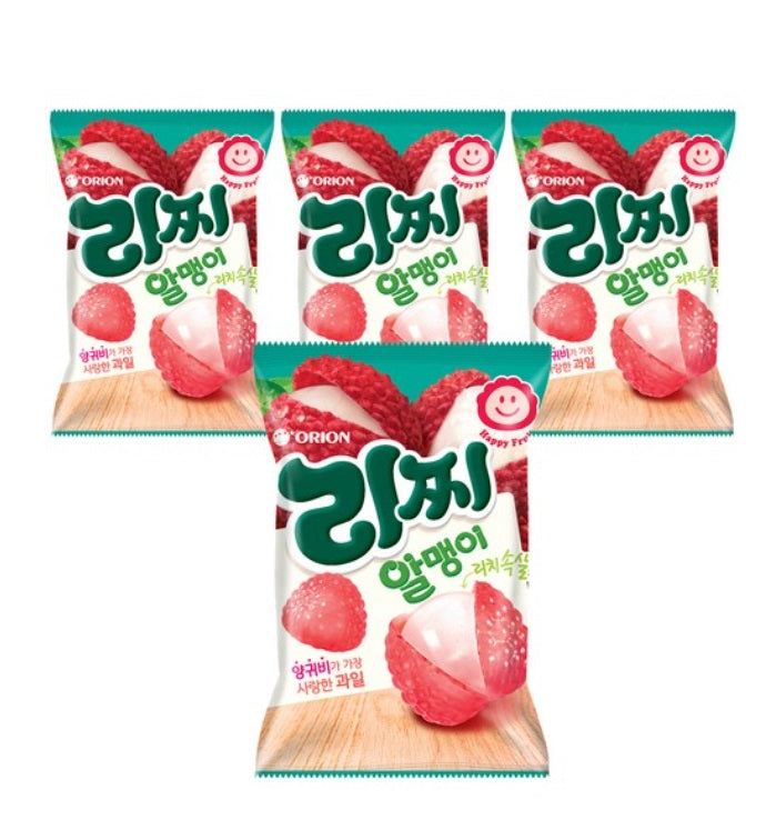 Orion] Lychee Flesh 67g x 4packs | The best Snack Foods – HOLIHOLIC