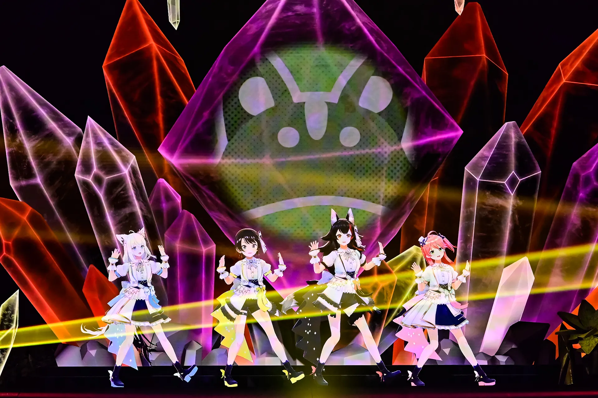 α1 ホロライブ 流れ星&マイク&お腹 大神ミオ スリーブ&プレイマット α1