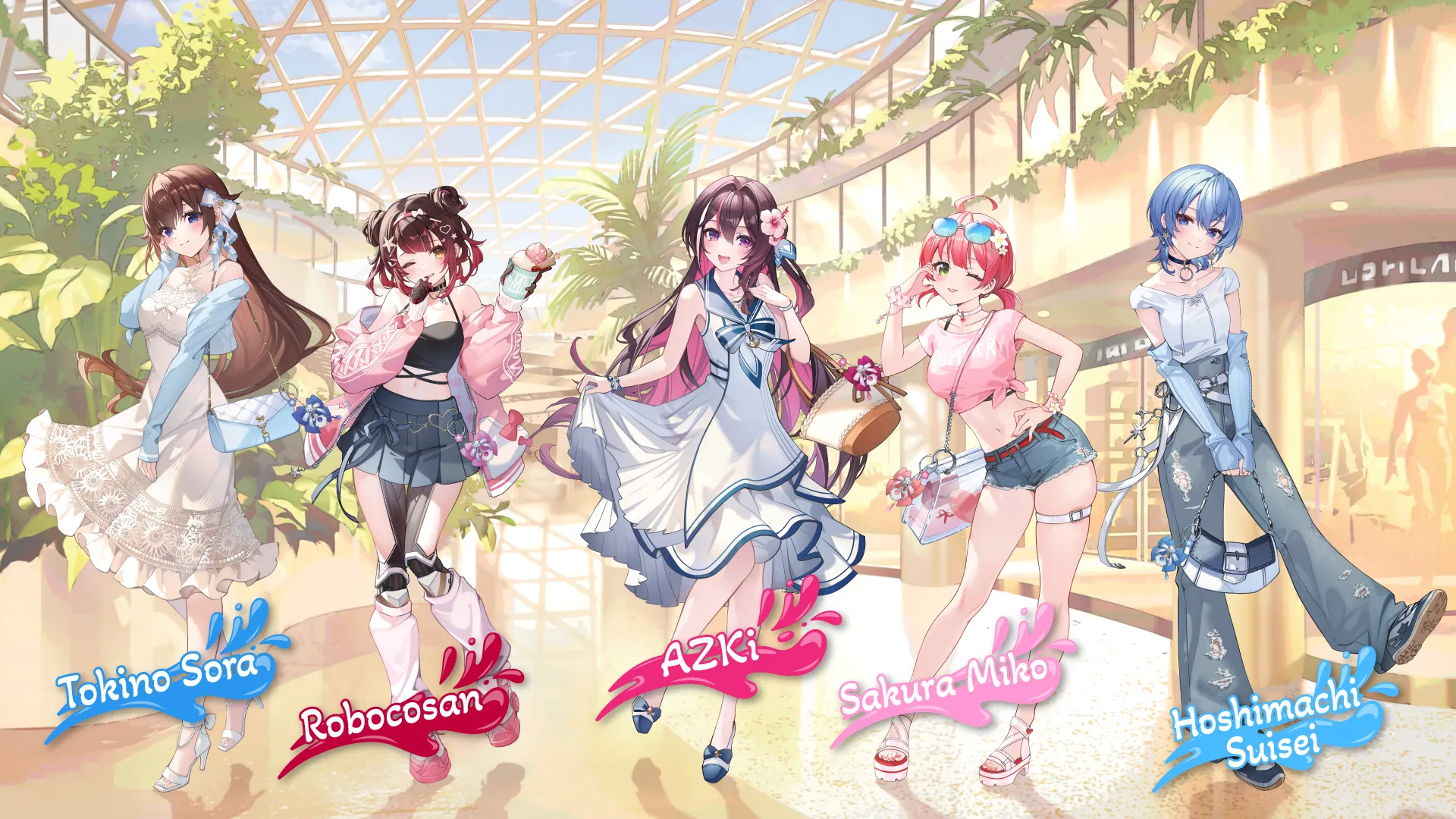 ホロナツパラダイス」 オリジナル衣装を公開中！ | hololive