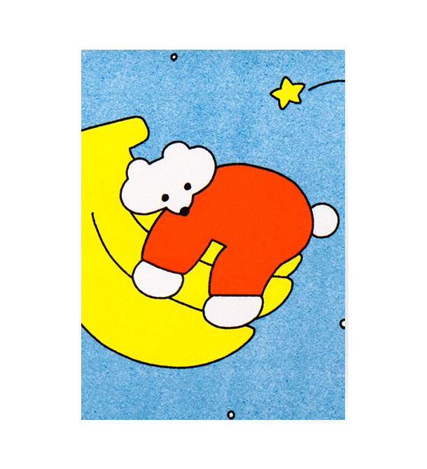 ねこくま雑貨店 複製原画「フルーツの夢」(額装有り)直筆サイン入り