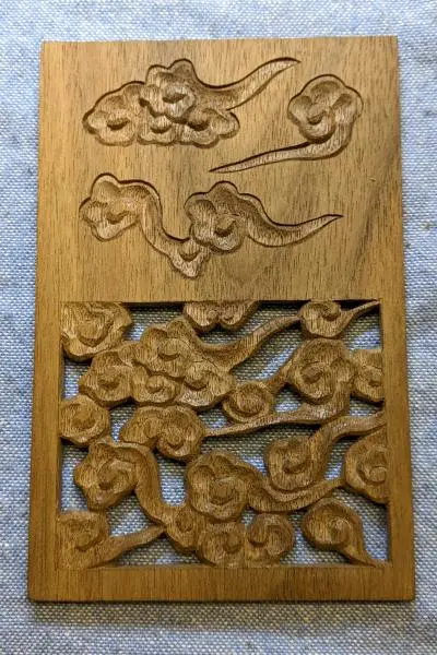 文様の彫り方 その16 ～雲～ | 木彫のホリビト