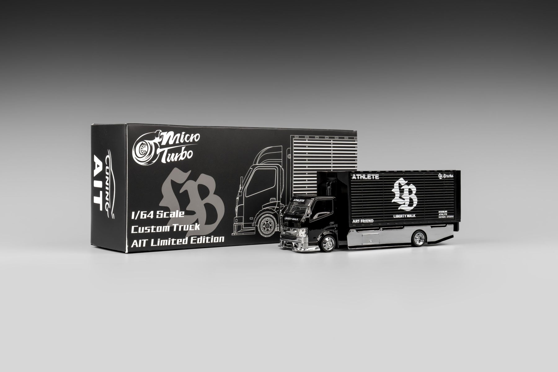 Microturbo 1:64 Custom Truck - AIT Limited Edition MT6404B9