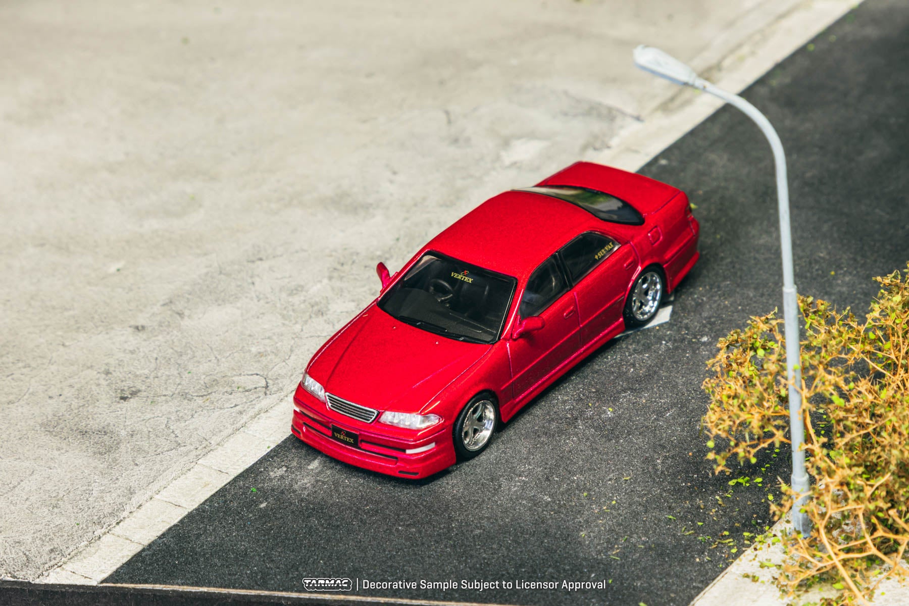 Preorder] Tarmac Works 1:64 VERTEX Toyota Mark II JZX100 Red
