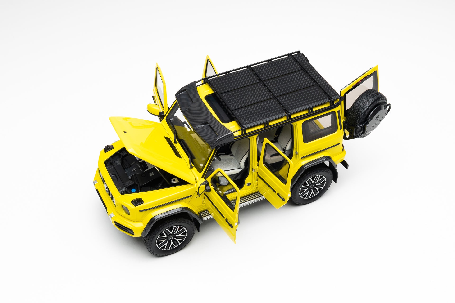 KengFai 1:18 Mercedes-AMG G63 4x4² Yellow – Horizon Diecast