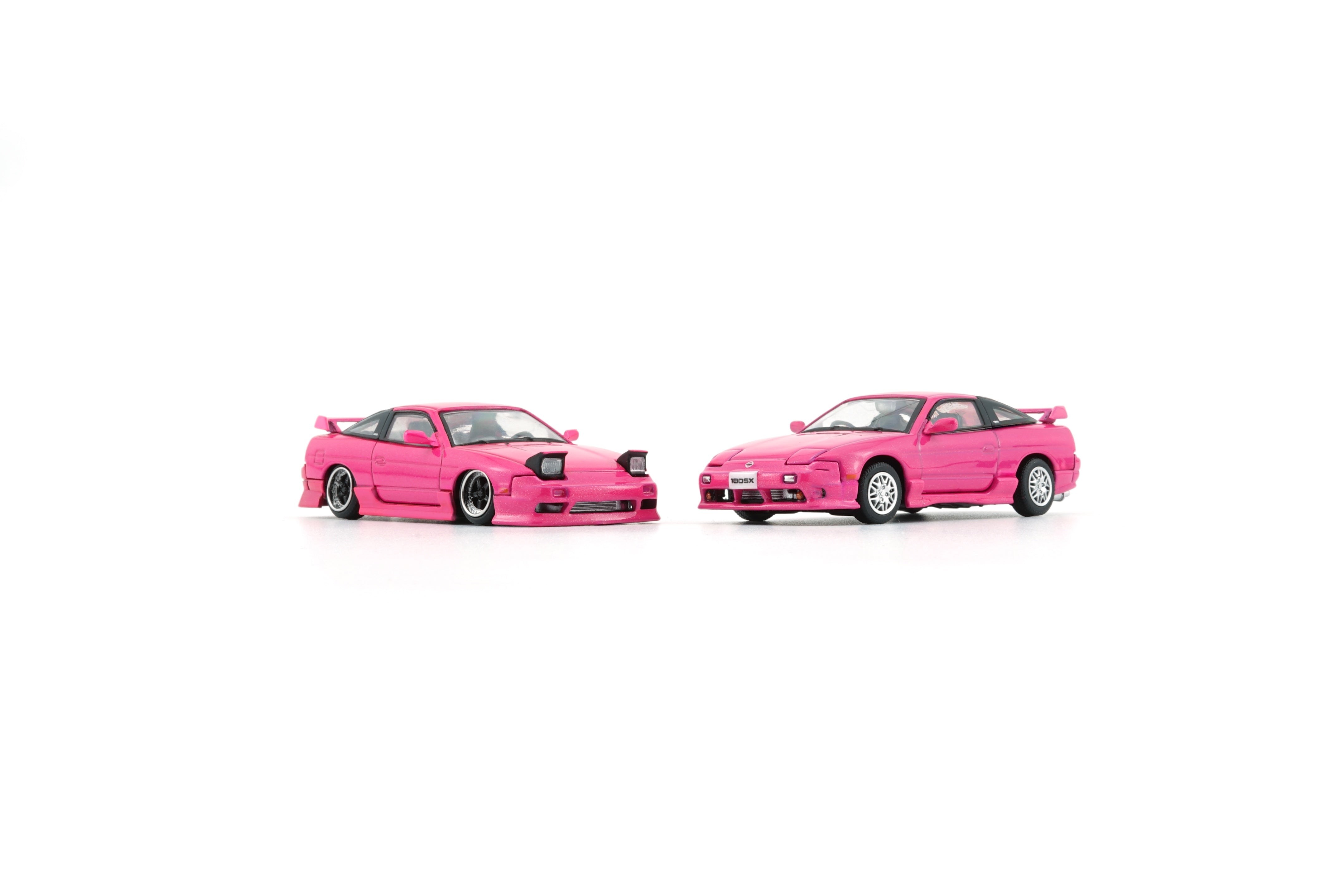 BM Creations 1:64 Nissan Silvia 180SX - Metallic Pink (RHD