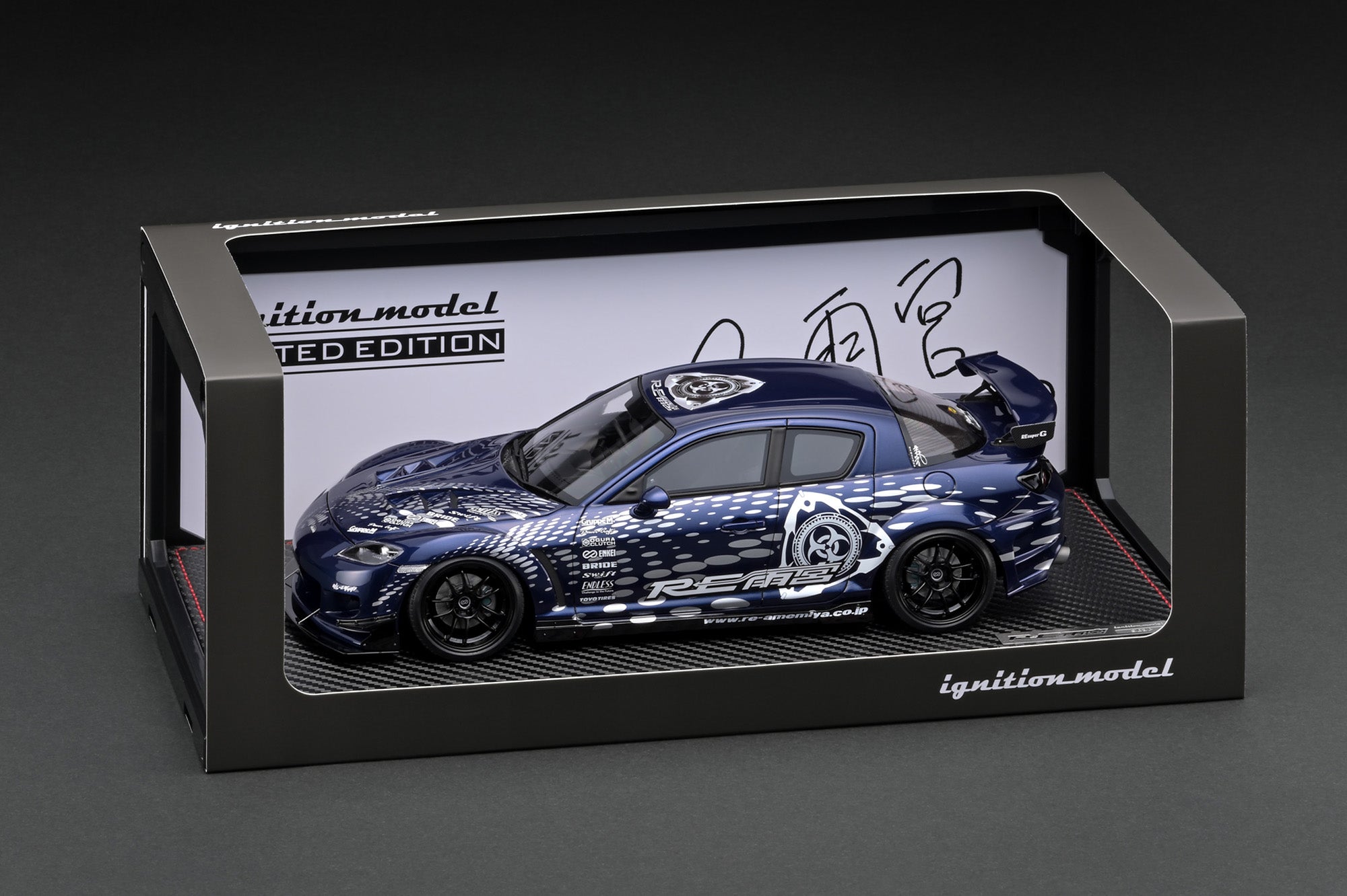 Ignition Model 1:18 Mazda RX-8 (SE3P) RE Amemiya Blue Metallic