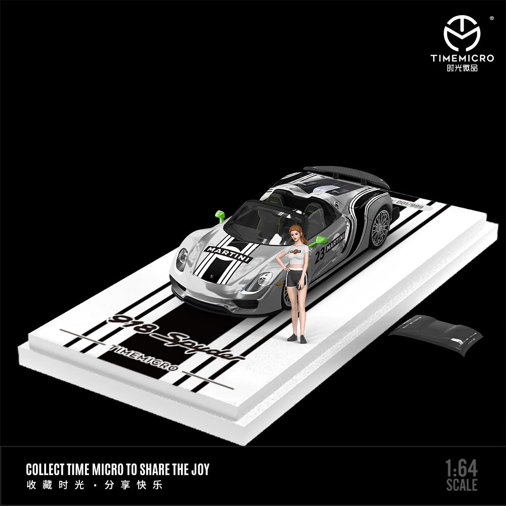 TimeMicro 1:64 Porsche 918 Spyder Martini (5 Varient) – Horizon