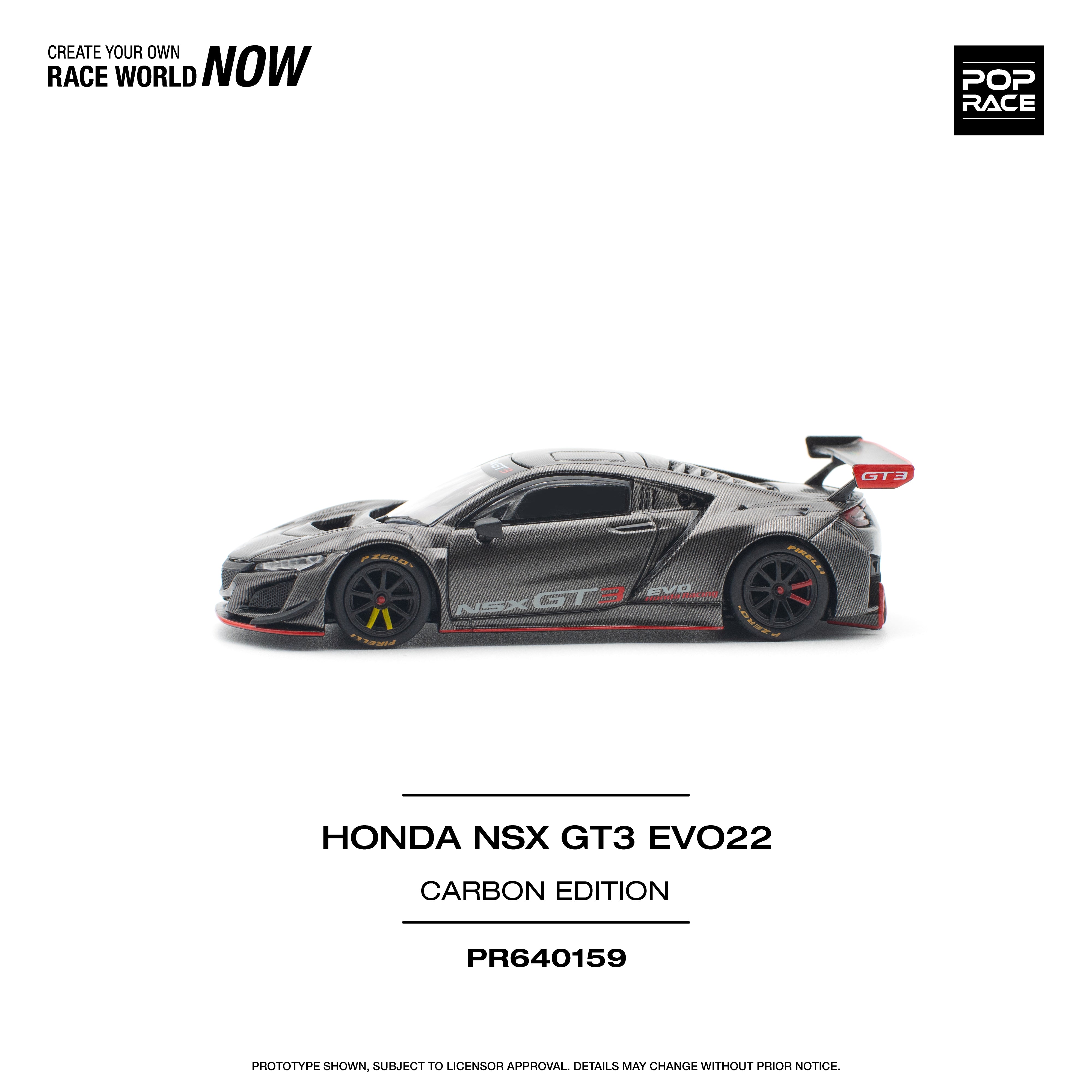 POPRACE 1:64 HONDA NSX GT3 EVO22 CARBON EDITION PR640159 – Horizon