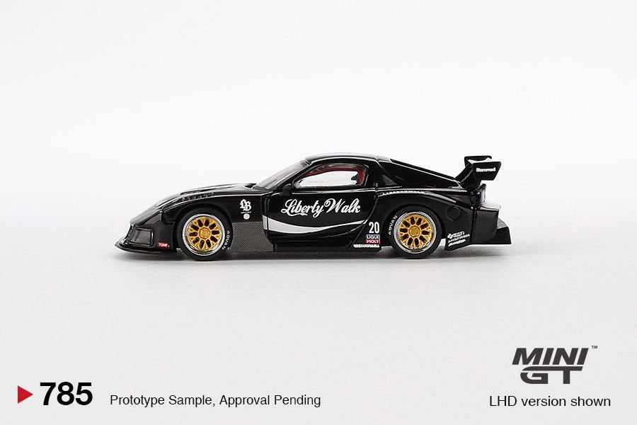 Mini GT 1:64 MAZDA RX-7 LB-Super Silhouette – Liberty Walk Black