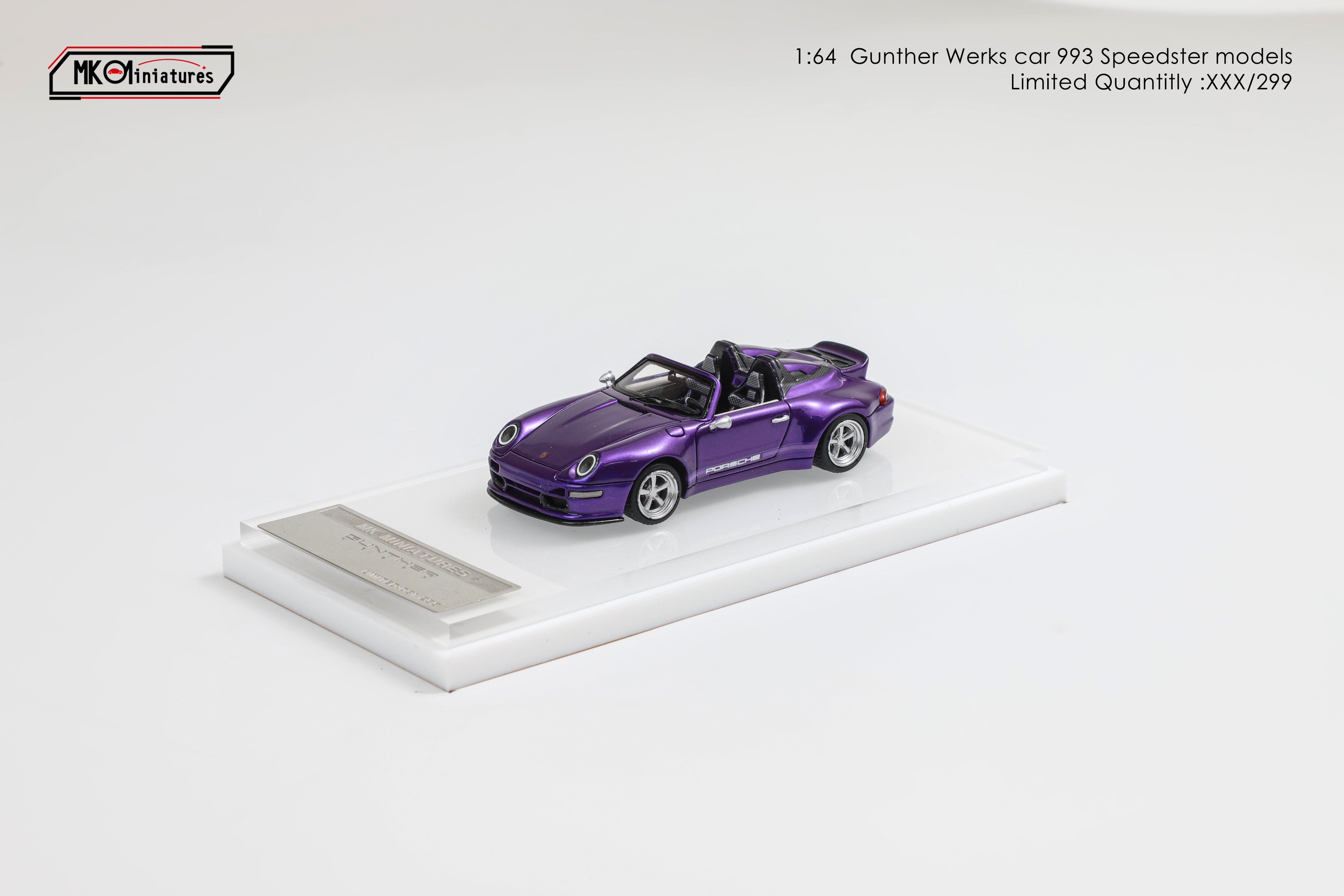MK Miniatures 1:64 Porsche Gunther Works 993 Convertible 400r