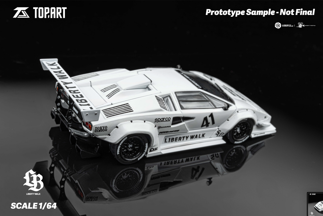 TOPART 1:64 LBWK Lamborghini Countach TAO640001 – Horizon Diecast