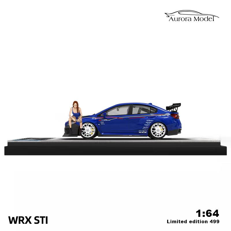 Aurora Model 1:64 Subaru WRX STI Blue (2 Version) – Horizon Diecast