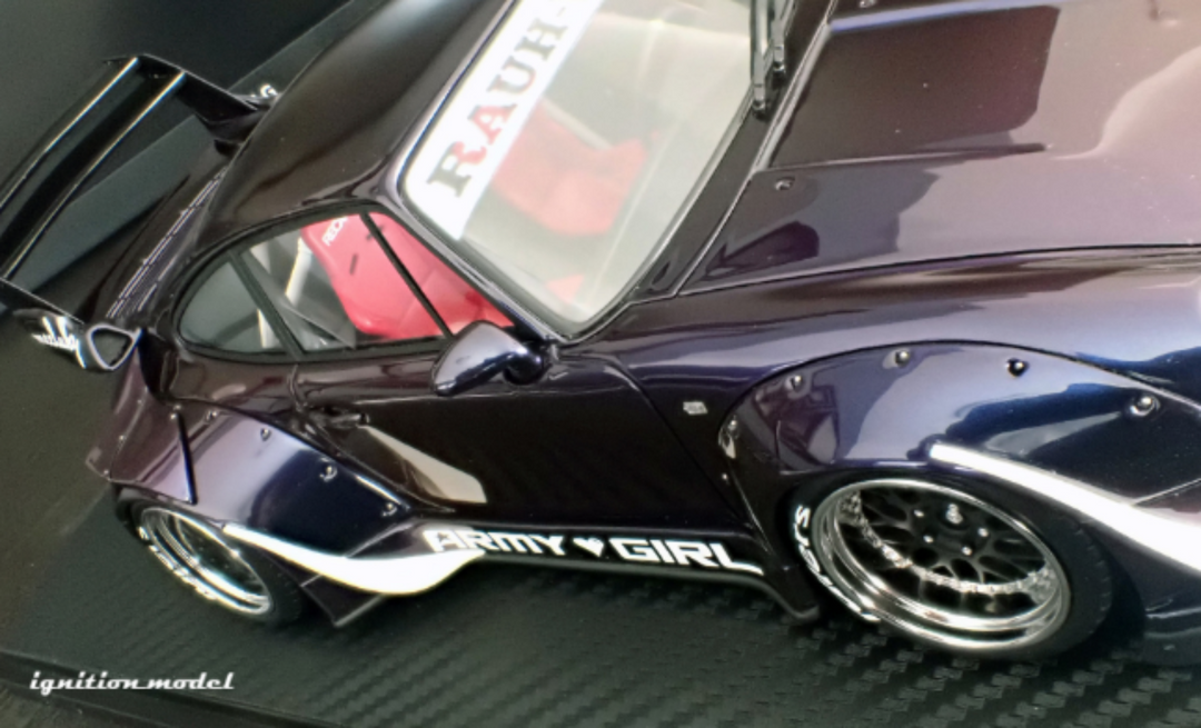 Ignition Model 1:18 Porsche RWB 993 Purple Metallic IG3739