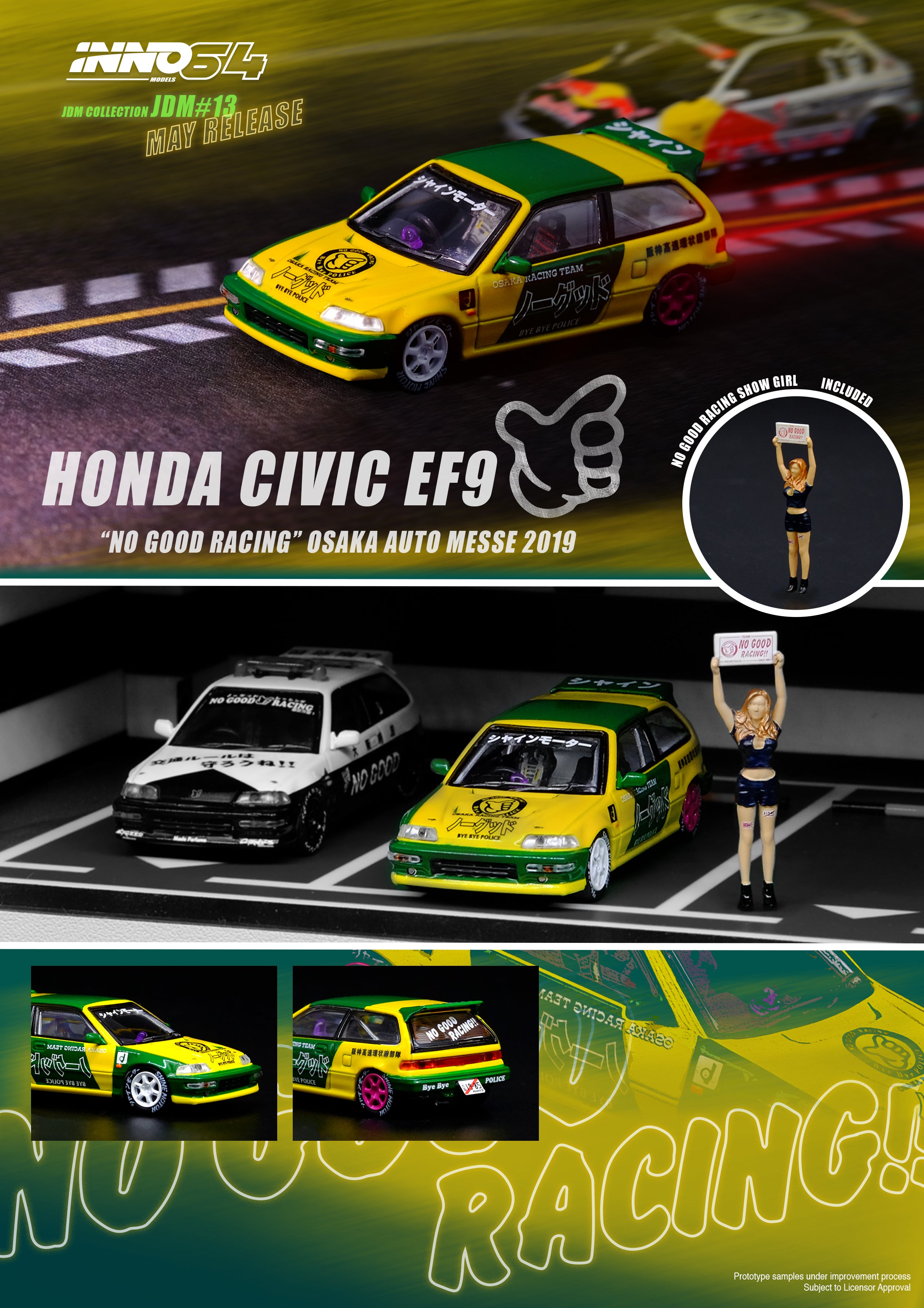 Inno64 Honda Civic EF9 