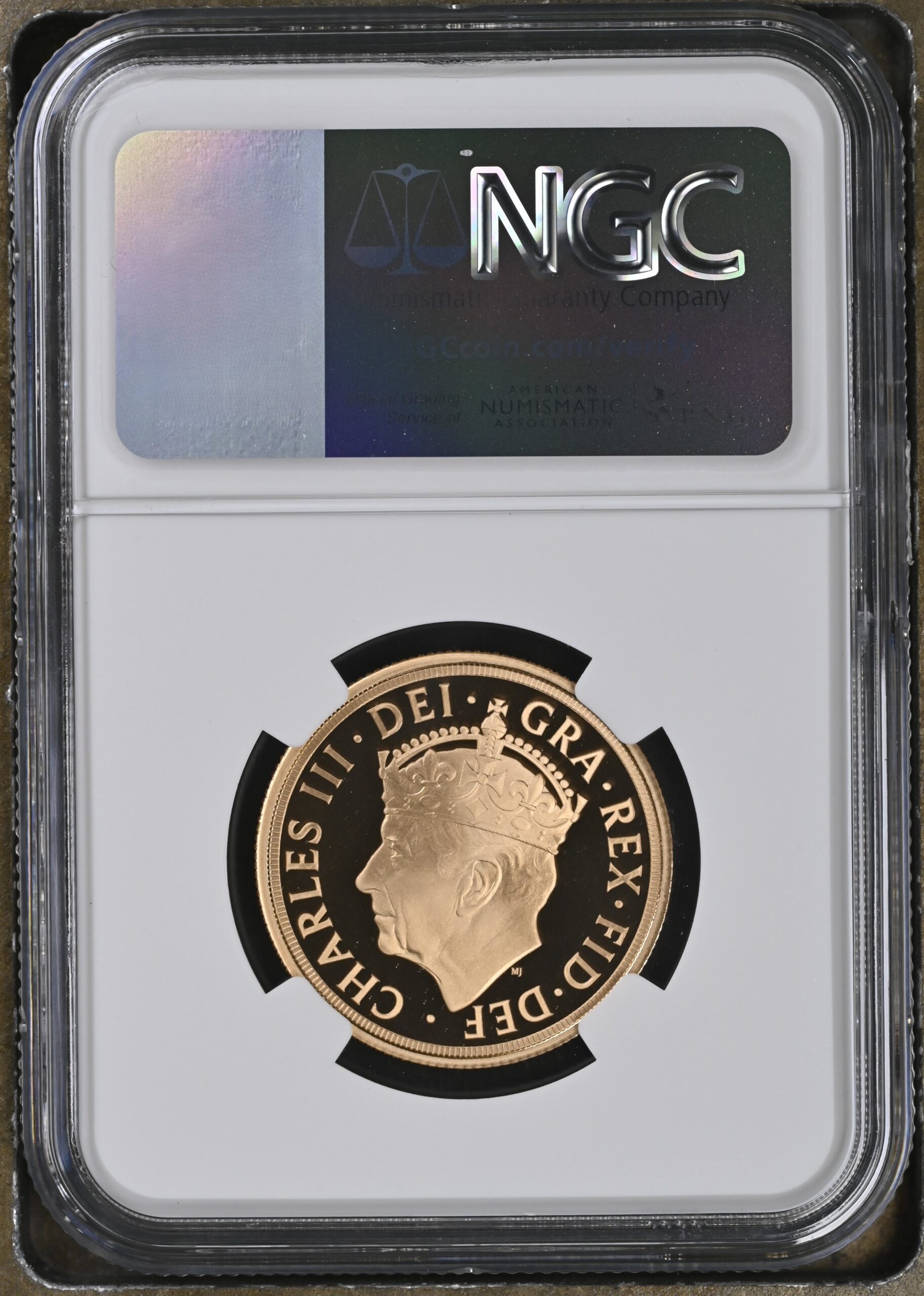 2023 Coronation Gold Proof Five Sovereign £5 NGC PF70 Ultra Cameo