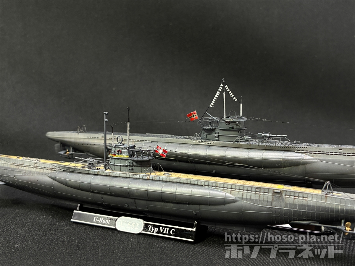 ほそプラネット | 1/350 ドイツ潜水艦 Uボート VIIC（3） Revell/AFV Club