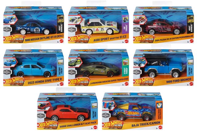 PULL-BACK SPEEDERS 2025 Mix 4のラインナップまとめ | Hot Wheels