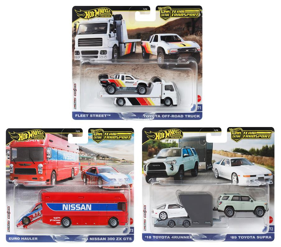 Team Transport Mix D 3種セット（海外直輸入） - ホットウィール通販