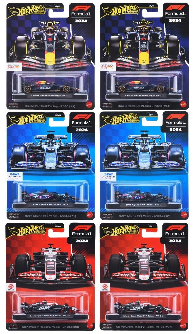 Formula 1 2024 Premium 6種8台セット（仮予約受付） 2025年9月中旬