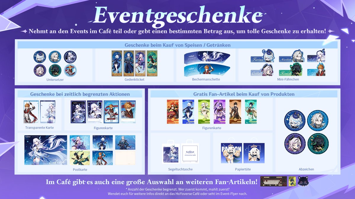 HoYoverse Café Berlin』のオープニングイベントが6月20日から開催決定