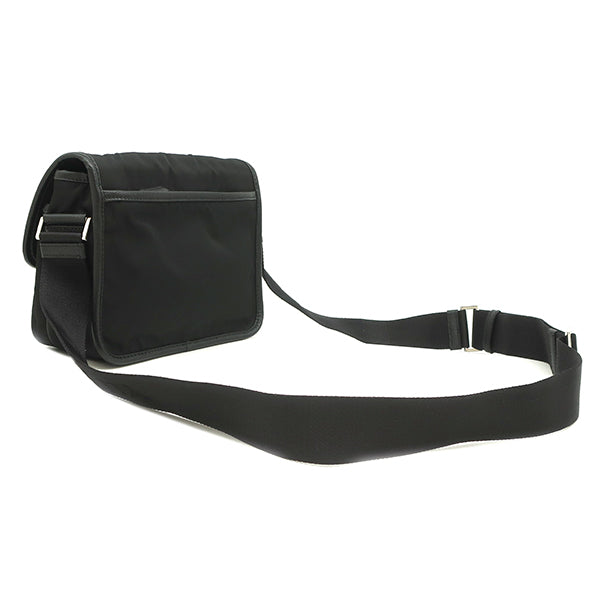 プラダ PRADA Re-Nylon x サフィアーノレザー 2VD034 ブラック